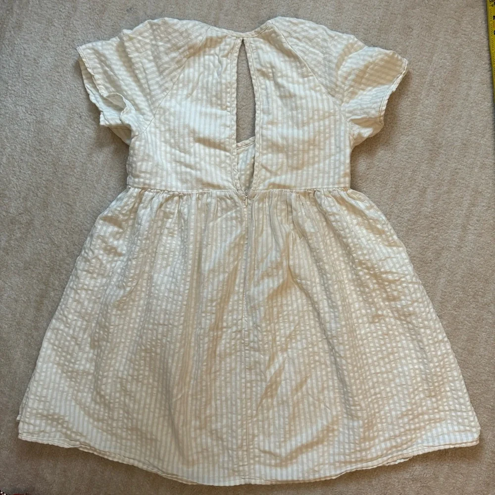 White Button-Front Dress - Picture 4 of 9